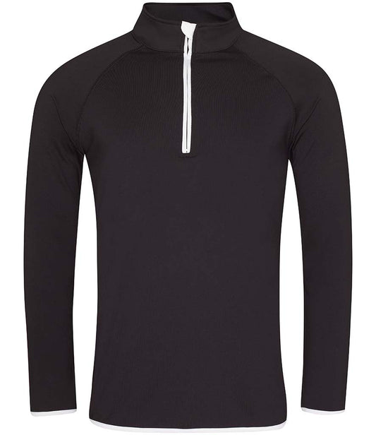 Half Zip Sweat Top
