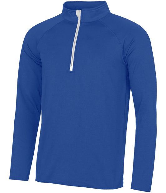 Half Zip Sweat Top
