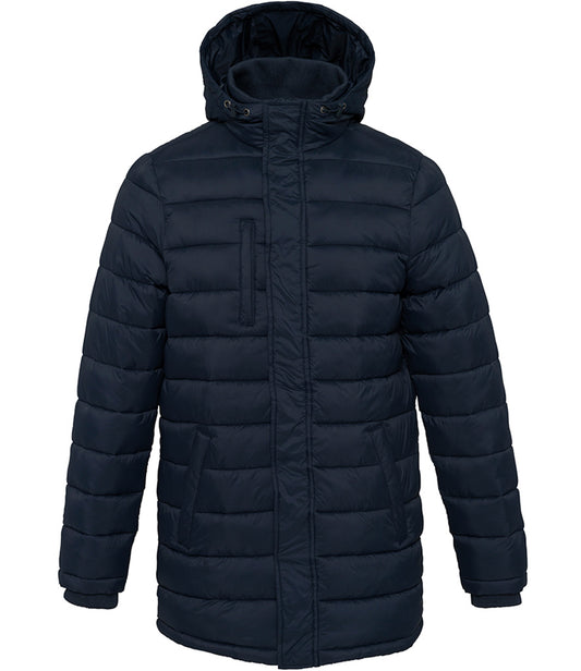 Lightweight Long Padded Parka Coat